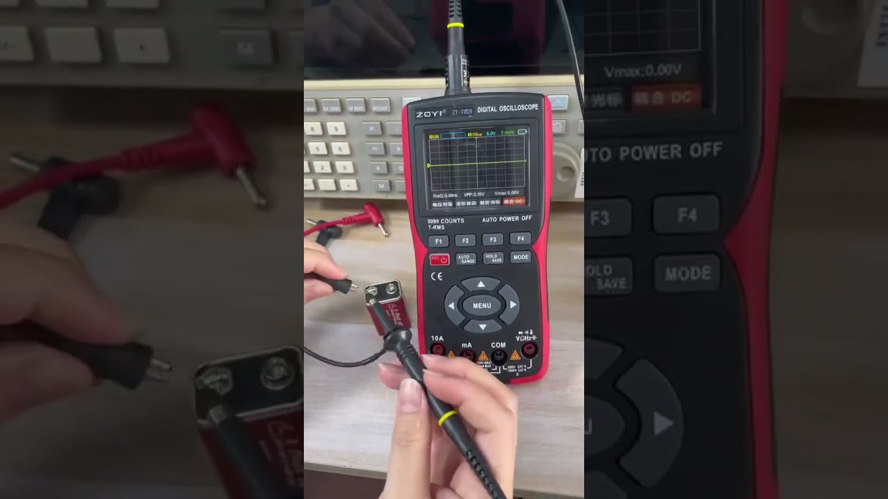Handheld Oscilloscope 2 In 1 Multimeter Electronic Voltage F