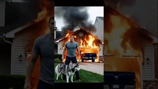 Hero Husky Saves Owner from Explosive Truck Fire 🔥🐕 | Dramatic Rescue Short