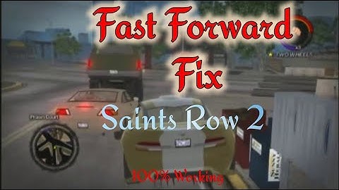 Saints Row 2 faster gameplay fixed