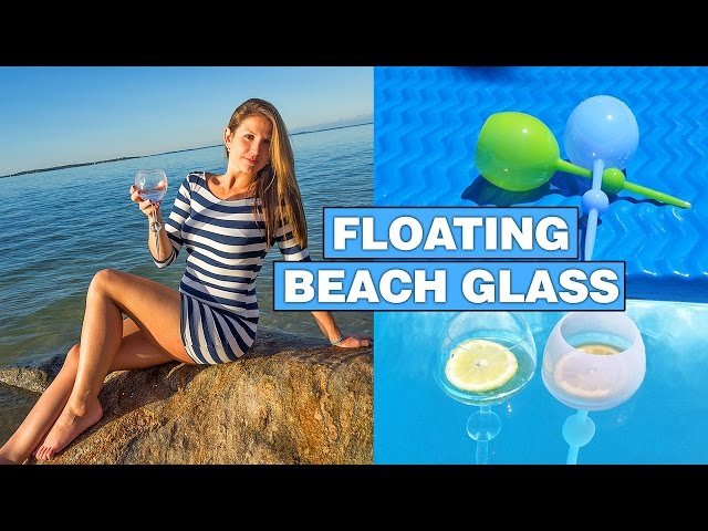 Floating And Self Standing Beach Wine Glass