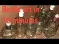 bottle art with redseeds/DIY home decor/easy jute craft/Best out of waste