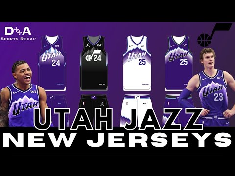 Utah Jazz New Jerseys for 2024-2025 season - YouTube