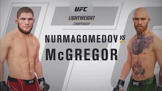 UFC 4 - Khabib Nurmagomedov vs Conor Mcgregor [full fight - no commentary]