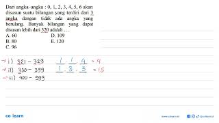 From the numbers: 0,1,2,3,4,5,6 a number consisting of 3 digits will be composed with no...