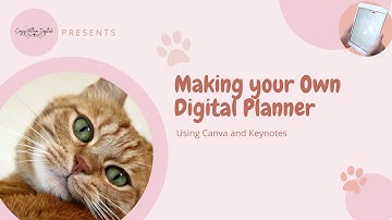 Make your own digital planner | iPad Planner | Using Canva & Keynote