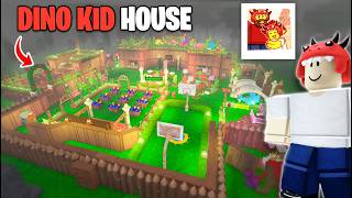 3900 Days To Build A Dino Kid House In 99 Nights In The Forest