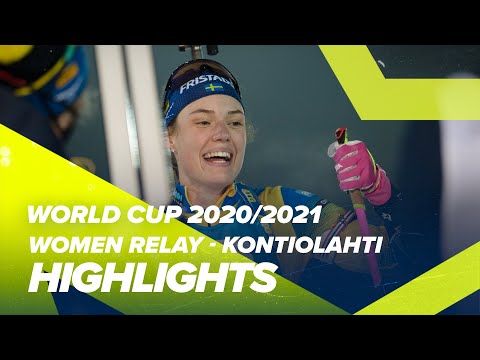 Kontiolahti World Cup 2 Women Relay Highlights