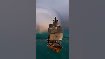 Bottle Pirate Ship Animation Loop ⚓ #shorts #3d #blender #loop #animation