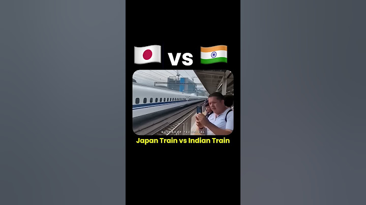 Japan Train vs Indian Train – Unbelievable Comparison!