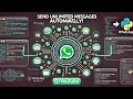 Pravim Python skriptu koja šalje poruke na neograničen broj kontakata na WhatsApp-u u zakazano vreme