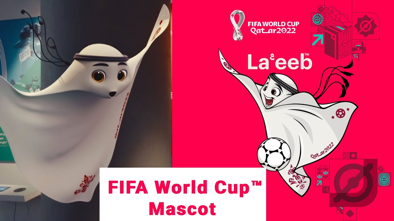 FIFA World Cup Qatar 2022 Mascot - La'eeb | La'eeb is revealed as Qatar's FIFA World Cup mascot - YouTube