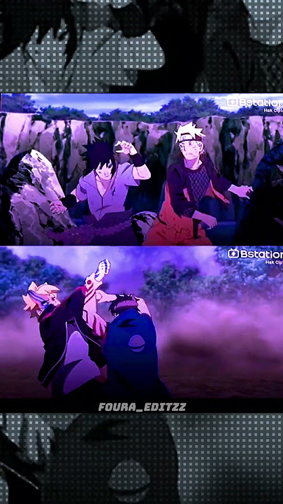 JJ NARUSASU🔥BORUKAWA🔥KECE MANA GUYS?😈🗿 #FOURA_CHAN #shorts #sasuke #naruto #boruto  #moment #kawaki