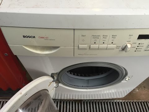 How To Clean Filter Bosch Exxcel 1400 Express Wfo2865 Youtube