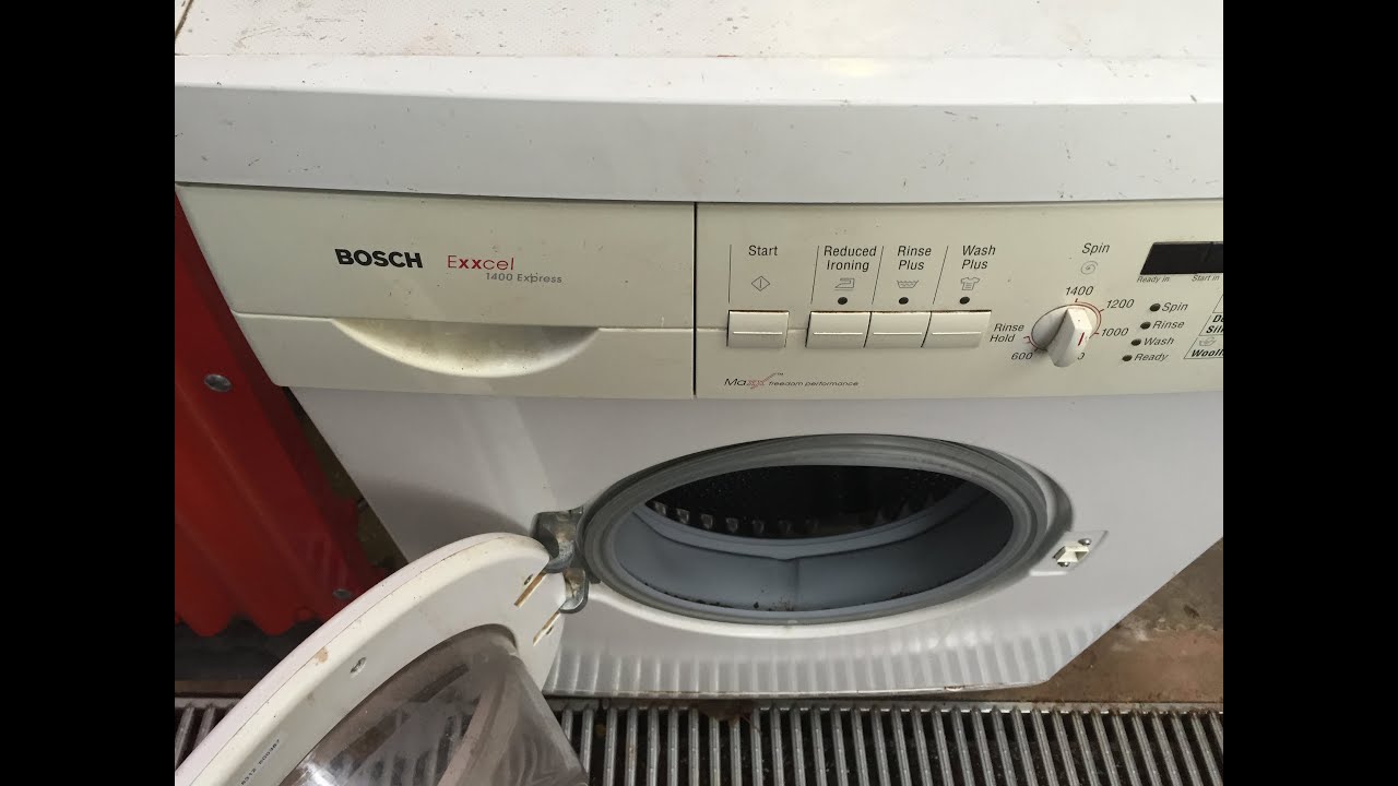 How To Clean Filter Bosch Exxcel 1400 Express Wfo2865 Youtube