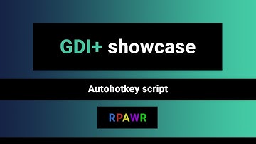 GDIP rendering capabilities with AutoHotkey