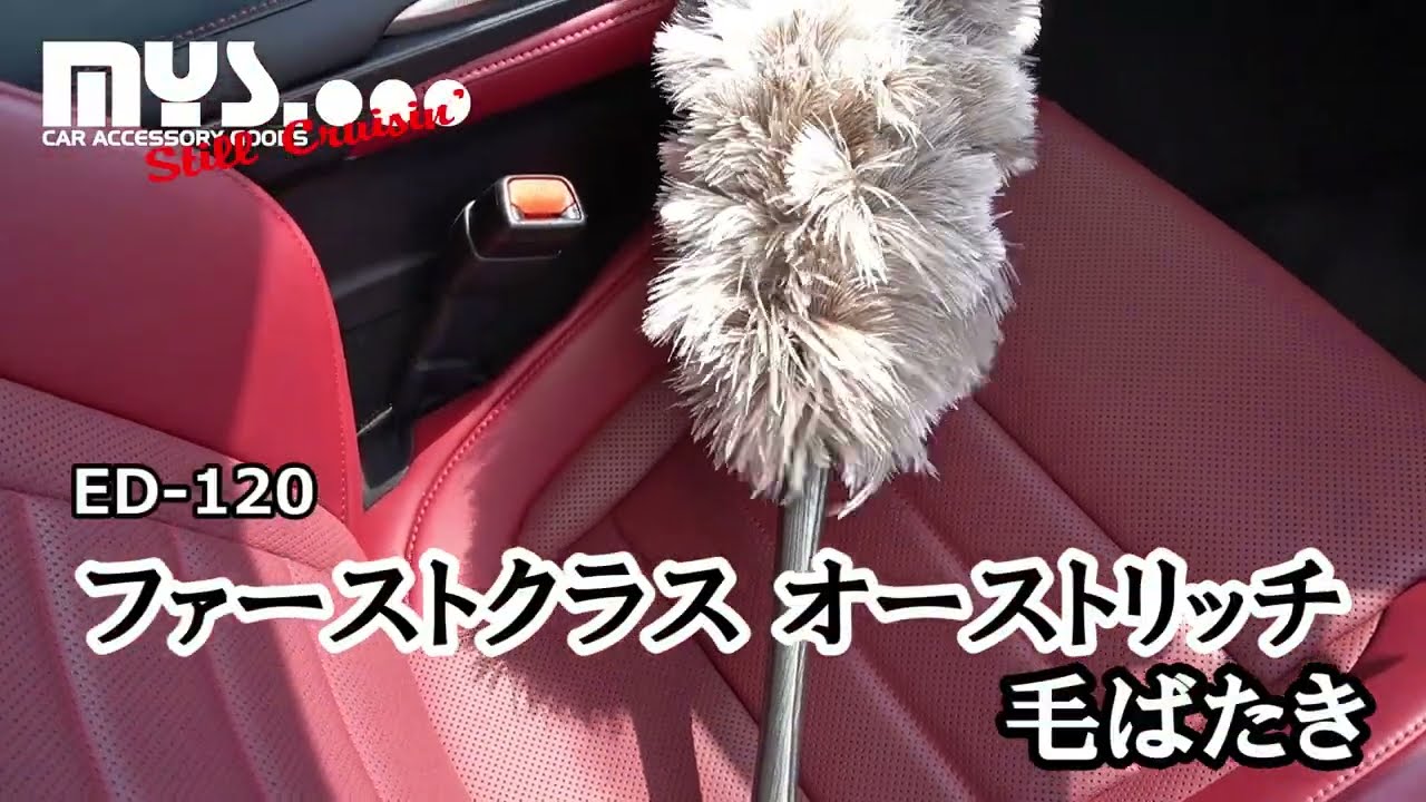 オーストリッチ毛叩き 毛ばたき オーストリッチ 全長82cm GLD40 車用 