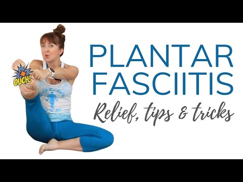 How to Get Relief from Plantar Fasciitis - Massage, Tennis Balls, Ice, Stretches & Yoga Poses To Try