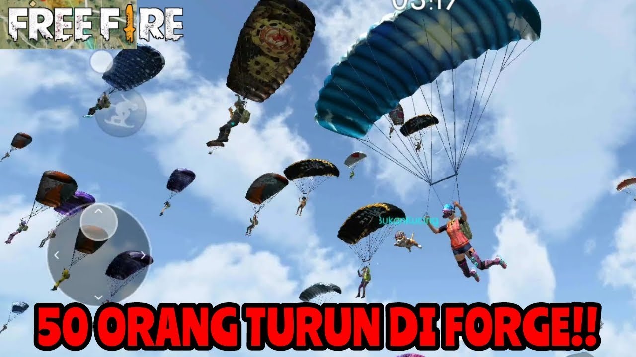 Begini Klo 50 Orang Turun Di Forge Free Fire Battleground Youtube