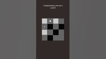 3D maze puzzle Lv3 | JumpingMaze Lite 4x4 4