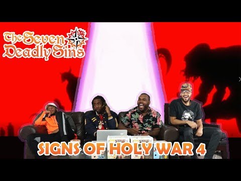 DEMON GATE OPENED! The Seven Deadly Sins Signs of Holy War 4 REACTION/REVIEW
