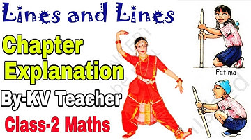 हिंदी Explanation / Lines And Lines / Class-2 Maths NCERT Chapter 11 Question Answers by KV Teacher