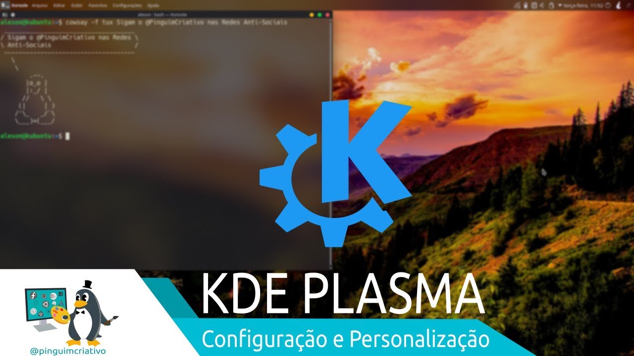 KDE PLASMA | Configuração e Personalização - YouTube