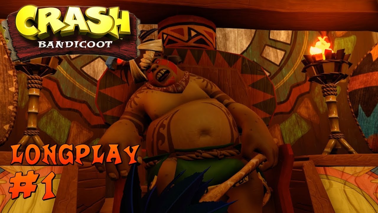Crash Bandicoot 1 N. Sane Trilogy Longplay Island 1 [1/2] (Part 1 /