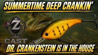 Z CAST #13 - Summertime Deep Crankbait Fishing for Big Bass
