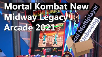 Arcade1Up Mortal Kombat New Midway Legacy Arcade 2021 - Unboxing