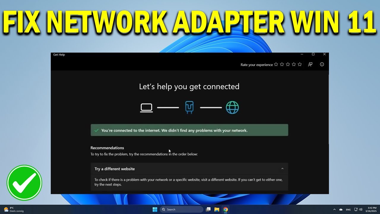 How To Fix Network Adapter Windows 11 - Quick Fix - YouTube