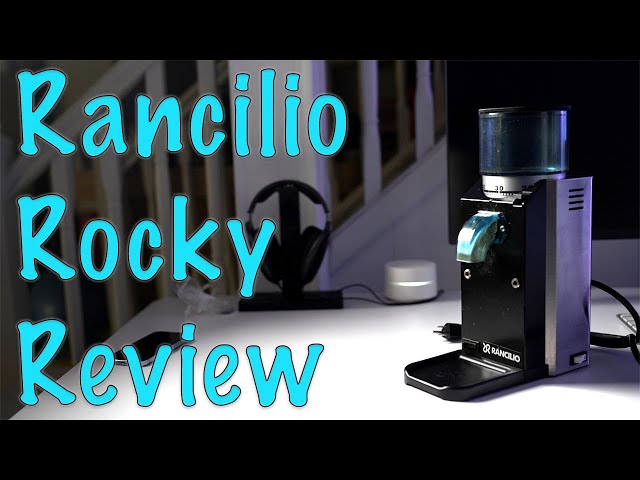 Rancilio Rocky Espresso Grinder (Black - Doserless)