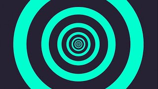 Flat Circles Zooming In, Consistent Background Video, Motion Background Loop | Free Stock Footage