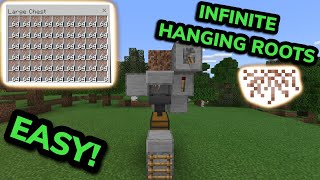 SIMPLE 1.20 AUTOMATIC HANGING ROOT FARM TUTORIAL in Minecraft Bedrock (MCPE/Xbox/PS4/Switch/PC)