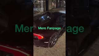 Mero wird in Lamborghini gefahren in Frankfurt | Mero Fanpage