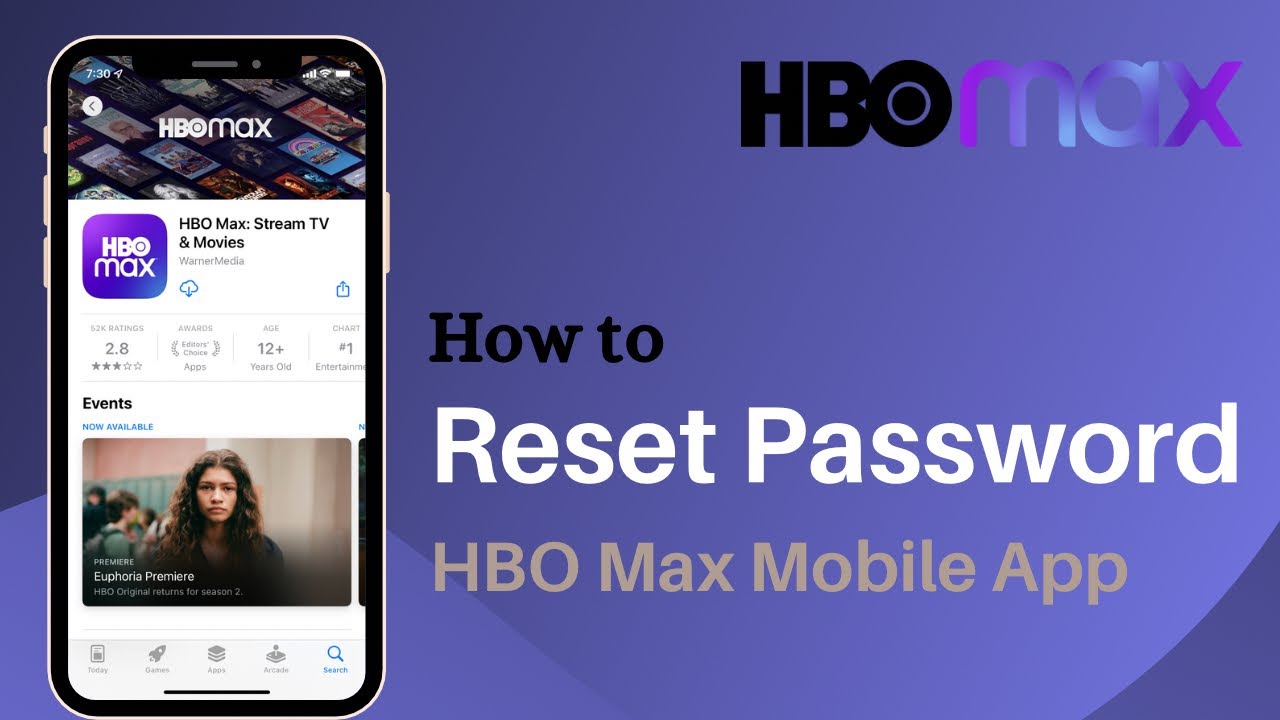 How to Reset your HBO Max Account Password - YouTube