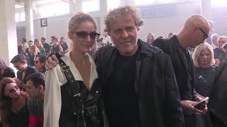 Olivia Palermo, Renzo Rosso and more front row for the Diesel Black Gold Ready to Wear Fashion Show