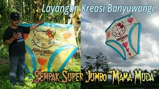 Layangan Kreasi Sempak (Celana Dalam) Super Jumbo Mama Muda, (Bukan) 