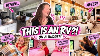Making Our RV Look LUXURY on a BUDGET! 🏡 | DIY Tiny Home Makeover