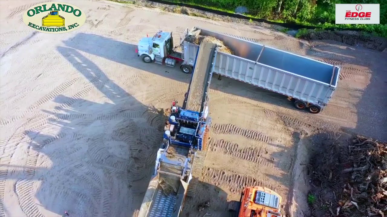Orlando Excavations Inc. Grinder Stumps & prep. parking lot base YouTube