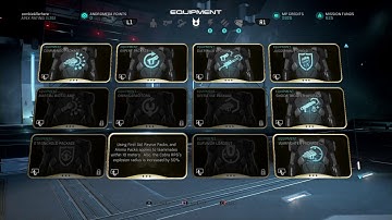 Mass Effect Andromeda multiplayer all equipment as of patch 1.09