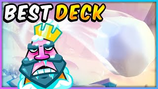 BEST SNOWBALL FIGHT DECK in CLASH ROYALE!