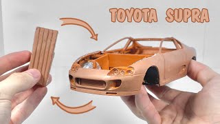 Делаю Toyota Supra из ПЛАСТИЛИНА, своими руками, что получается?