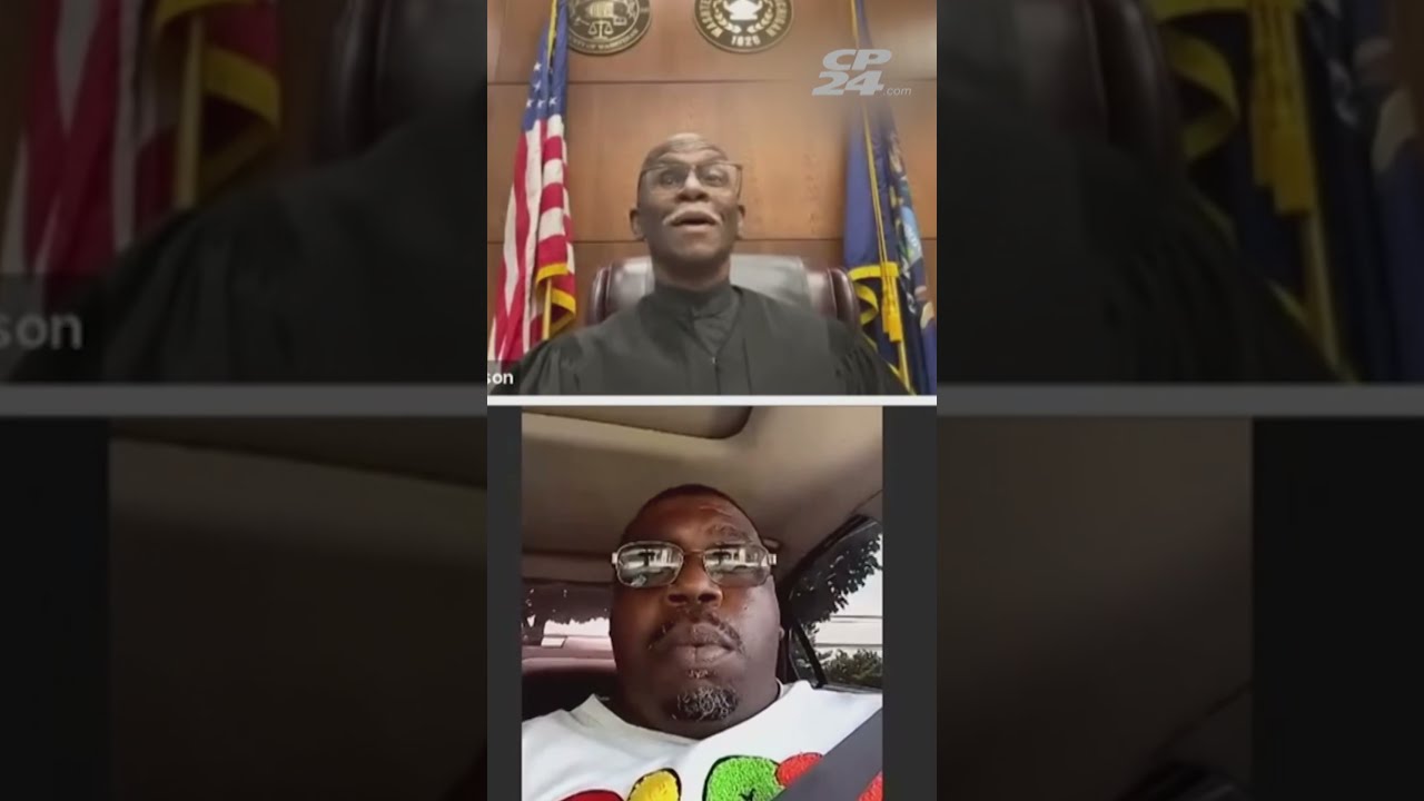 MAN WITH SUSPENDED LICENCE SEEN DRIVING IN COURT ZOOM CALL