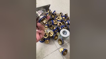 Nắp cống 1 chiều ngăn mùi hôi và côn trùng | Chất liệu đồng thau