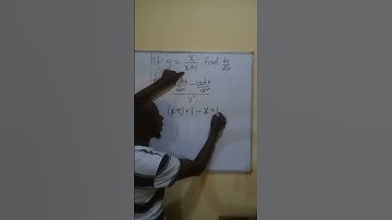 Differentiation by Quotient Rule. #viralvideo