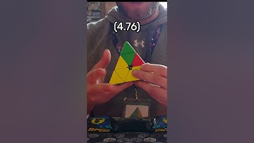 2.14 Official Pyraminx Average #speedcubing #rubikscube