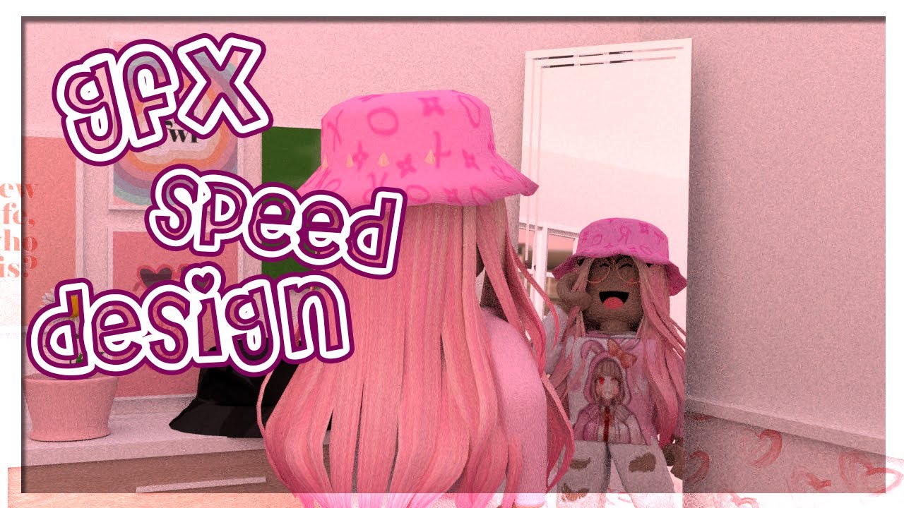 Gfx Speed Design Pink Room W Mirror Cutiez Youtube - pink roblox gfx girl