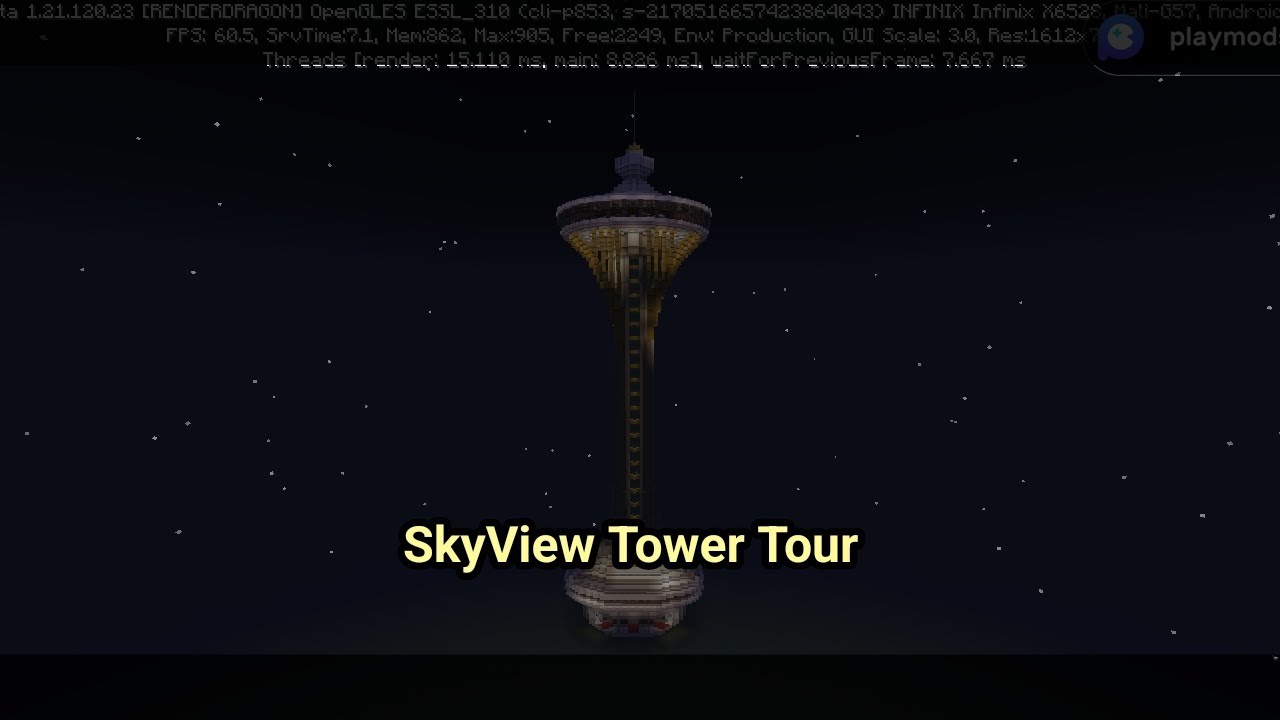 Minecraft SkyView Tower FD6 (very lazy)