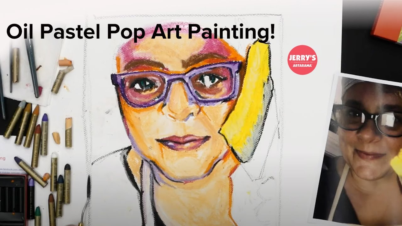 Oil Pastel Pop Art Painting