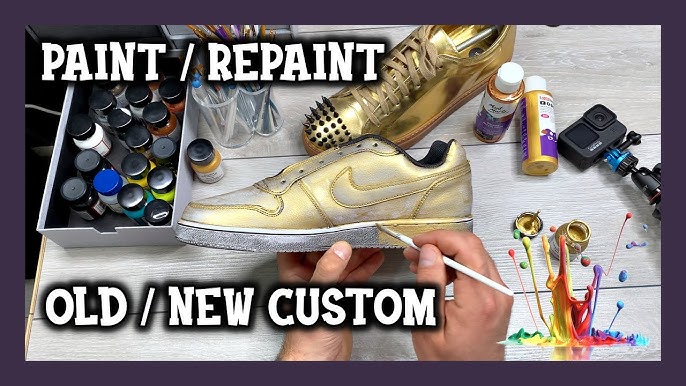 How to Spray Paint and Repair your Old Sneakers 👟 